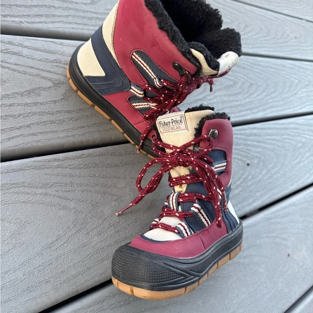 Vintage Fisher-Price toddler Winter Boots size 7T
